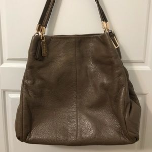 NEW Genuine Coach bag, taupe